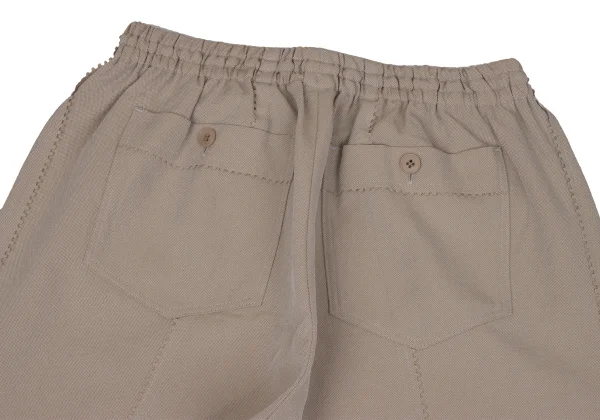 PLEATS PLEASE Ultrasonic Cutting Cropped Easy Pants K-171619_010