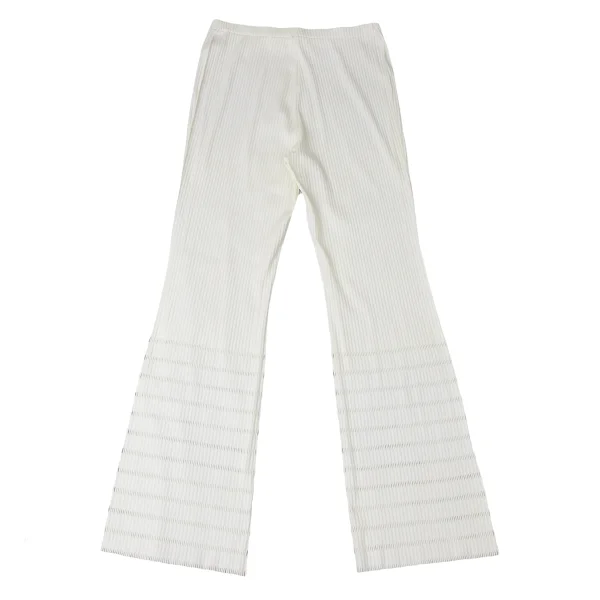 PLEATS PLEASE A-POC Cutting Rib Flare Pants K-171622_007