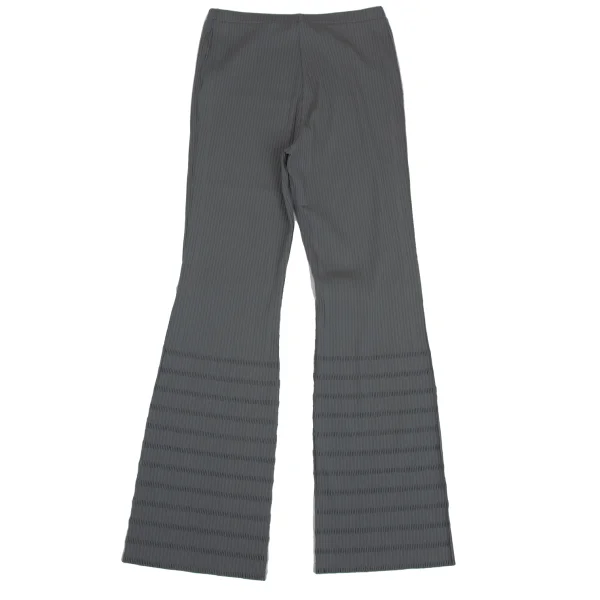 PLEATS PLEASE A-POC Cutting Rib Flare Pants K-171623_007