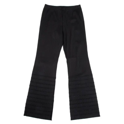 PLEATS PLEASE A-POC Cutting Rib Flare Pants