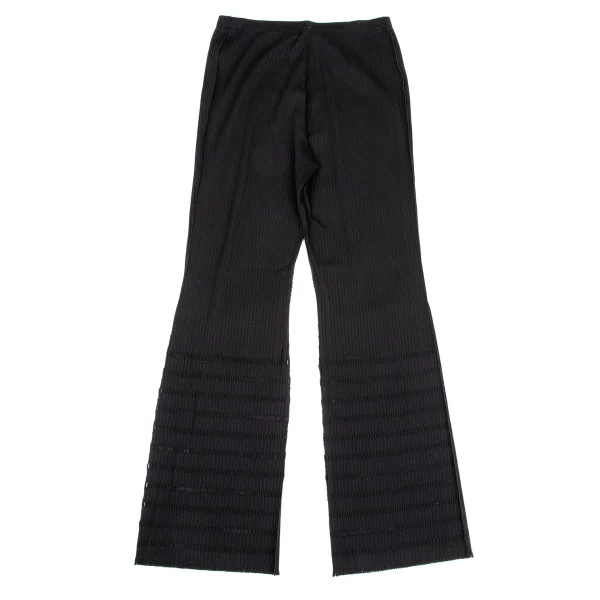 PLEATS PLEASE A-POC Cutting Rib Flare Pants K-171624_007