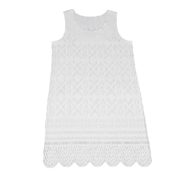 PLEATS PLEASE A-POC INSIDE Mesh Jacquard Sleeveless Top K-171626_002