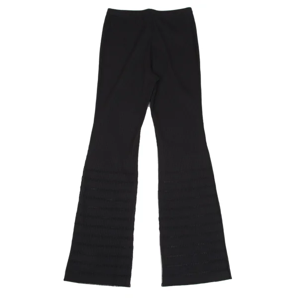 PLEATS PLEASE A-POC INSIDE Cutting Rib Flare Pants K-171627_007