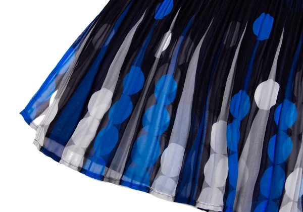 PLEATS PLEASE Geometric Dot Print Pleated Stole K-171629_002
