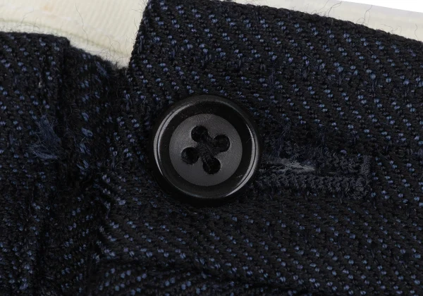 COMME des GARCONS HOMME DEUX Striped Wool Jodhpurs Pants K-171632_003