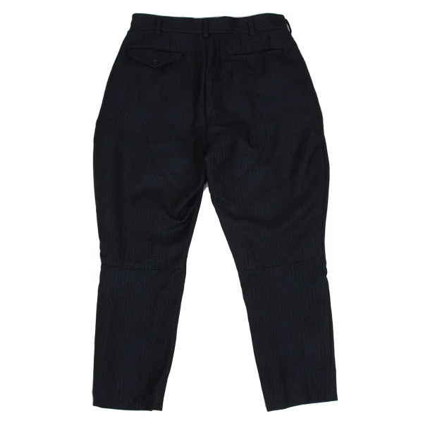 COMME des GARCONS HOMME DEUX Striped Wool Jodhpurs Pants K-171632_011