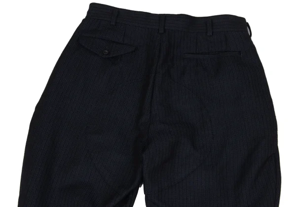 COMME des GARCONS HOMME DEUX Striped Wool Jodhpurs Pants K-171632_012