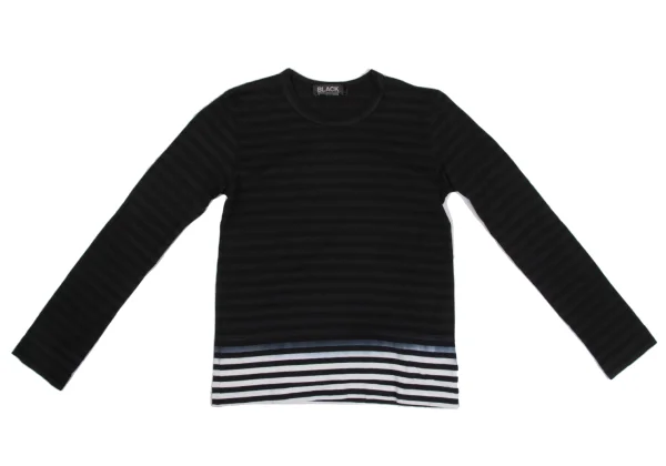 ブラックコムデギャルソンBLACK COMME des GARCONS 染めボーダー