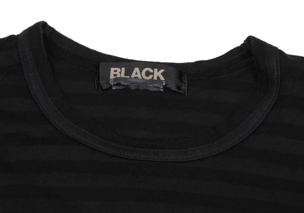 ブラックコムデギャルソンBLACK COMME des GARCONS 染めボーダー