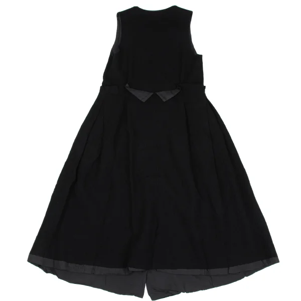 Y's Fulling Wool Waist Switching Sleeveless Dress K-171638_011