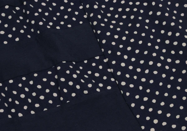 Y's Dot Switching Cotton Skirt K-171639_006