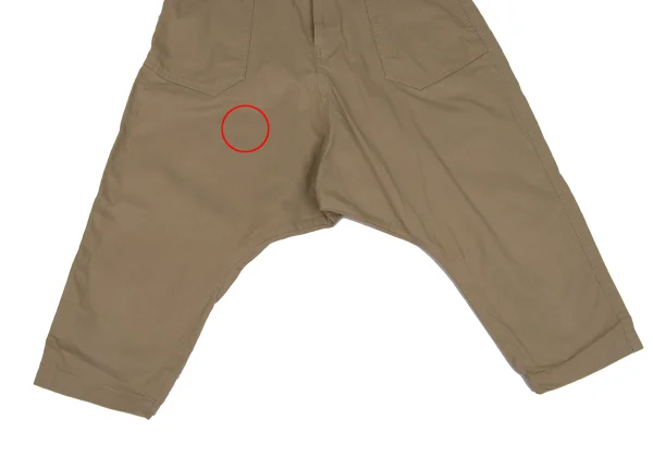 REGULATION yohji yamamoto Cotton  Dropped Crotch Pants K-171641_006