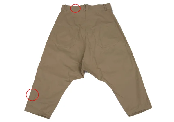 REGULATION yohji yamamoto Cotton  Dropped Crotch Pants K-171641_009