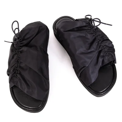 Y's Shirring Design Sandal