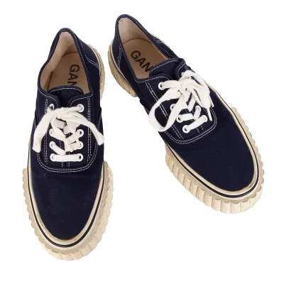 GANRYU Chunky Sole Canvas Sneakers