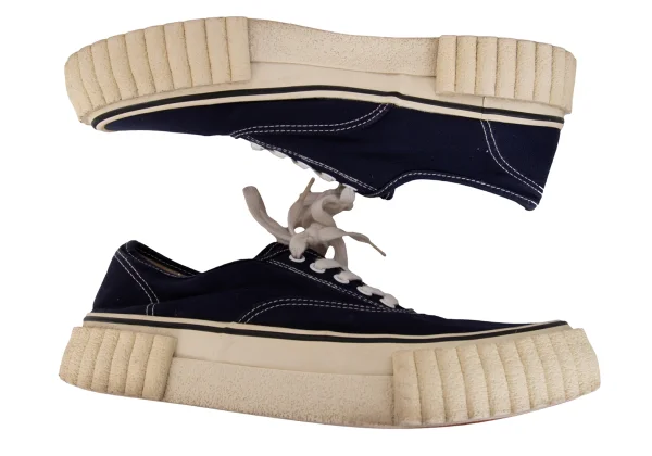 GANRYU Chunky Sole Canvas Sneakers K-171644_003