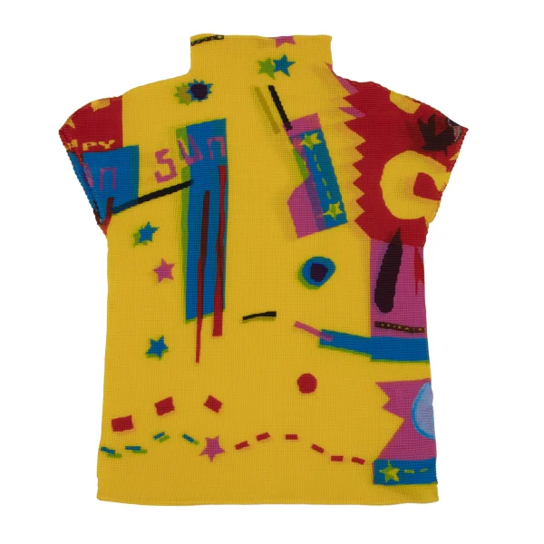 ISSEY MIYAKE me Printed Stretch Pleats Top K-171646_002