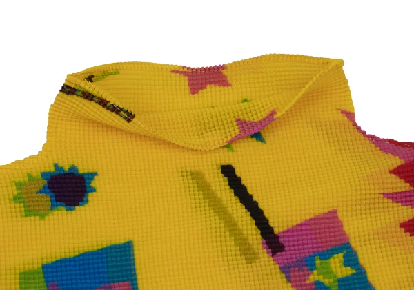 ISSEY MIYAKE me Printed Stretch Pleats Top K-171646_004