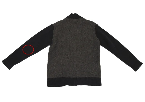ISSEY MIYAKE MEN Switching Wool Knit Blouson K-171654_009