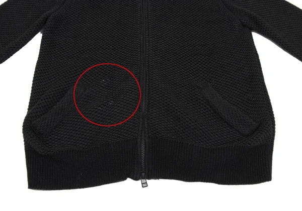ISSEY MIYAKE MEN Cotton Mesh Knit Zip Blouson K-171655_008