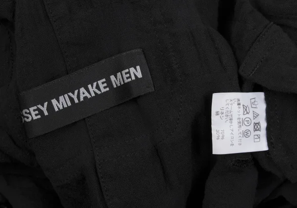 ISSEY MIYAKE MEN Dyed Linen Cotton Check Jacket K-171656_014