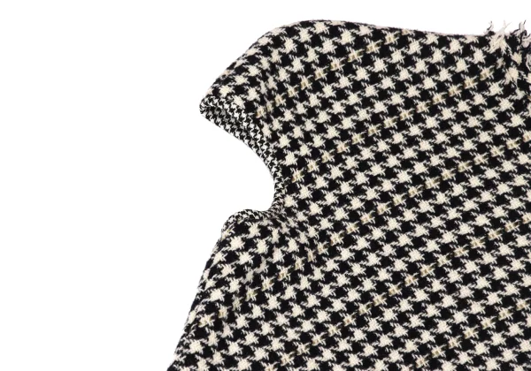Yohji Yamamoto FEMME Wool Houndstooth Sleeveless Dress K-171658_005