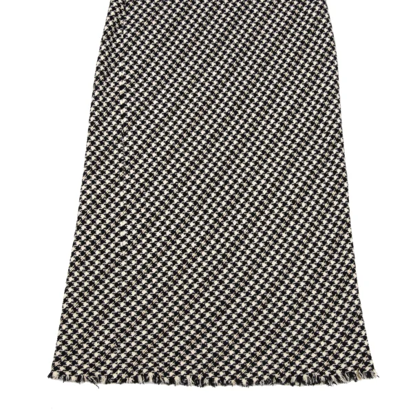 Yohji Yamamoto FEMME Wool Houndstooth Sleeveless Dress K-171658_006