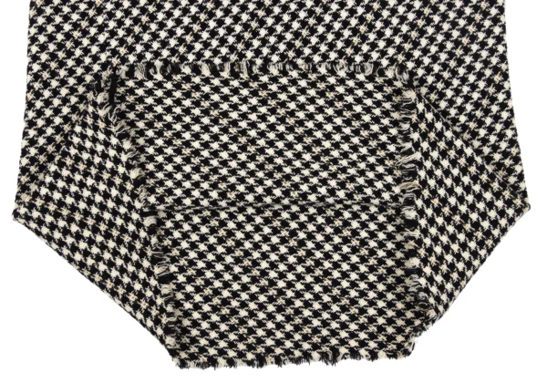 Yohji Yamamoto FEMME Wool Houndstooth Sleeveless Dress K-171658_007