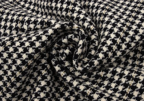 Yohji Yamamoto FEMME Wool Houndstooth Sleeveless Dress K-171658_010