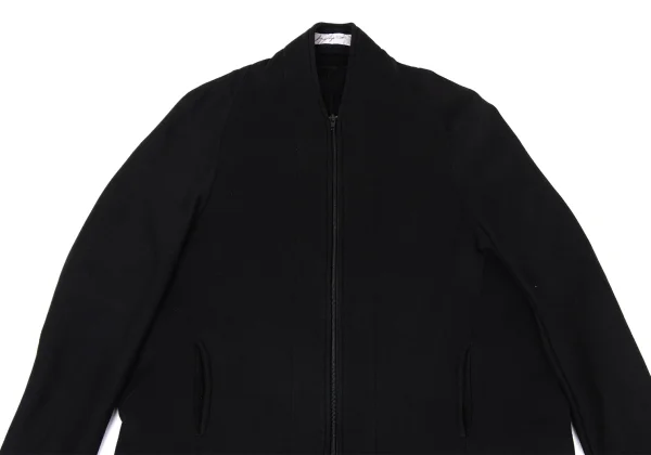 Yohji Yamamoto FEMME Cotton Sweatshirt Zip Coat K-171659_003