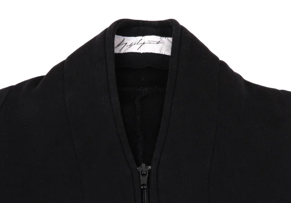 Yohji Yamamoto FEMME Cotton Sweatshirt Zip Coat K-171659_004