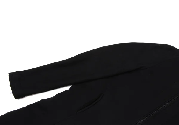 Yohji Yamamoto FEMME Cotton Sweatshirt Zip Coat K-171659_005