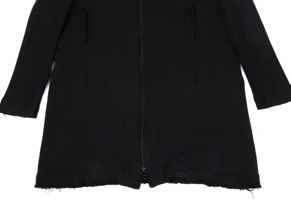 Yohji Yamamoto FEMME Cotton Sweatshirt Zip Coat K-171659_008