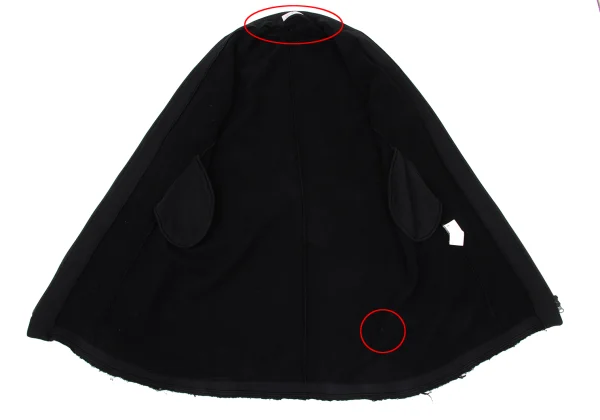 Yohji Yamamoto FEMME Cotton Sweatshirt Zip Coat K-171659_011