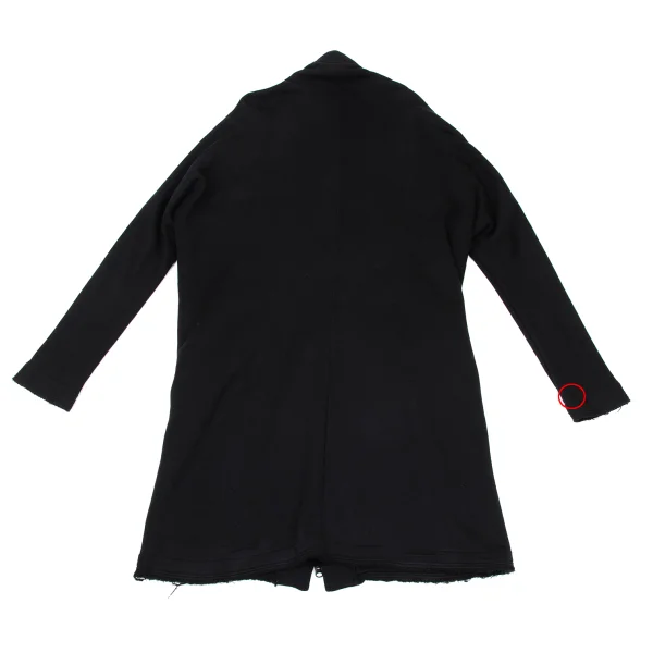 Yohji Yamamoto FEMME Cotton Sweatshirt Zip Coat K-171659_014