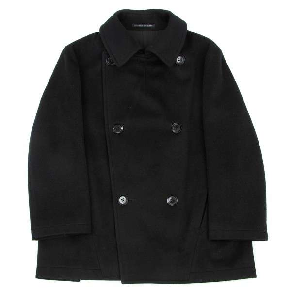 ヨウジヤマモトファムYohji Yamamoto FEMMEヘビーメルトン変形襟