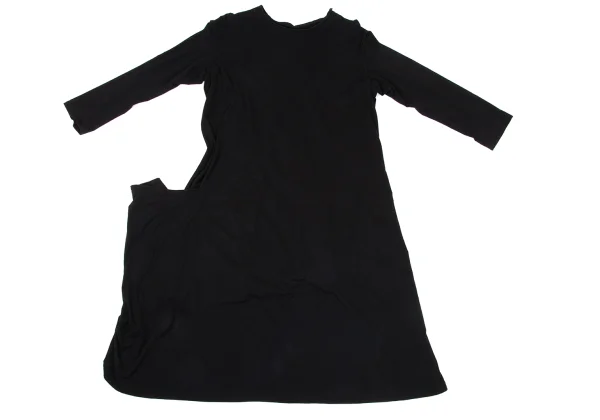 Yohji Yamamoto NOIR Cotton Stretch Back Wrap Dress K-171660_002