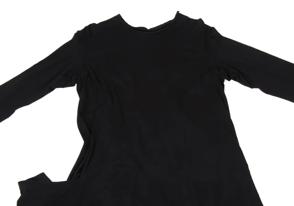 Yohji Yamamoto NOIR Cotton Stretch Back Wrap Dress K-171660_003