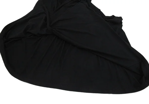 Yohji Yamamoto NOIR Cotton Stretch Back Wrap Dress K-171660_015