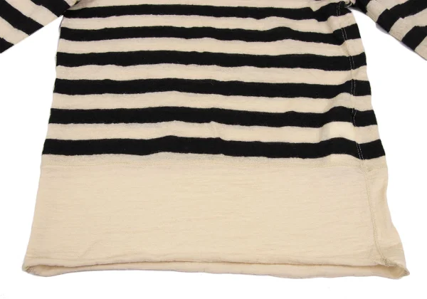 JUNYA WATANABE COMME des GARCONS Wool Striped Long Sleeve Knit Top K-171662_008
