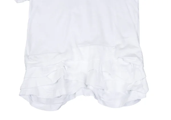 COMME des GARCONS Cotton Hem Frill T Shirt K-171665_004
