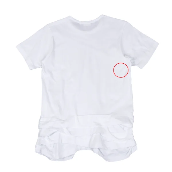 COMME des GARCONS Cotton Hem Frill T Shirt K-171665_007