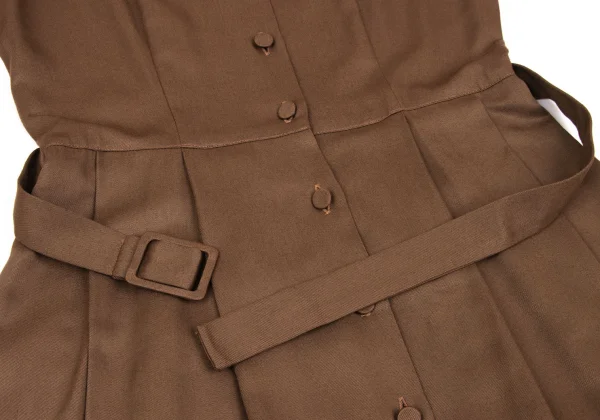 agnes b. Rayon Belted Shirt Dress K-171668_011