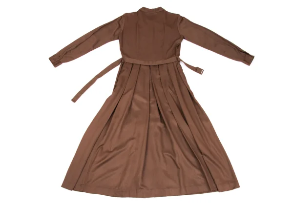 agnes b. Rayon Belted Shirt Dress K-171668_016