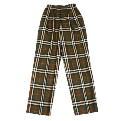 Burberrys' Check Tuck Pants