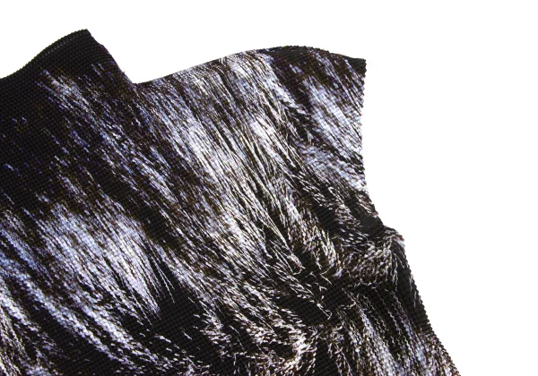 ISSEY MIYAKE me Stretch Pleats Hair Print Turtleneck Top K-171680_006