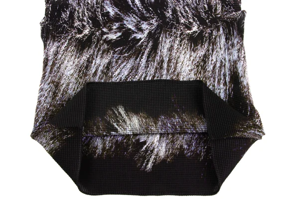 ISSEY MIYAKE me Stretch Pleats Hair Print Turtleneck Top K-171680_008