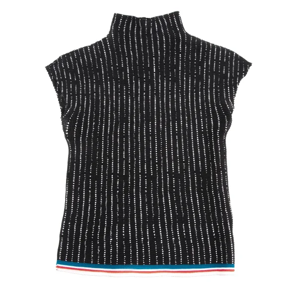 イッセイミヤケ ミーISSEY MIYAKE me ストレッチプリーツドットライン