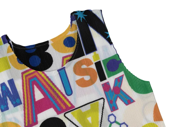 PLEATS PLEASE Science Print Tank Top K-171682_005