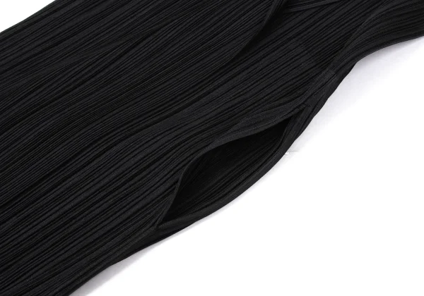 プリーツプリーズPLEATS PLEASE プリーツボタンレスロングカーディガン